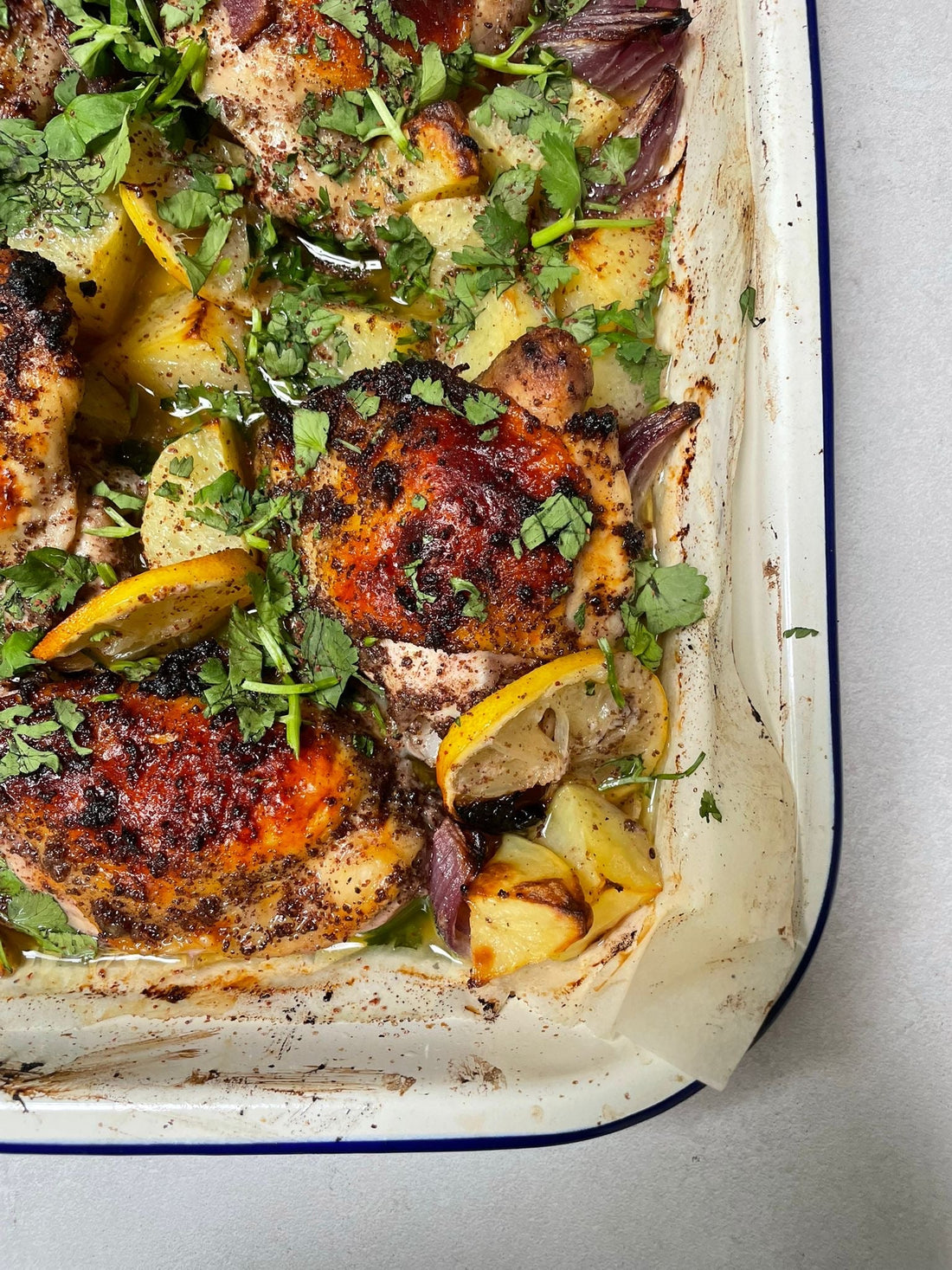 SUMAC CHICKEN TRAY BAKE