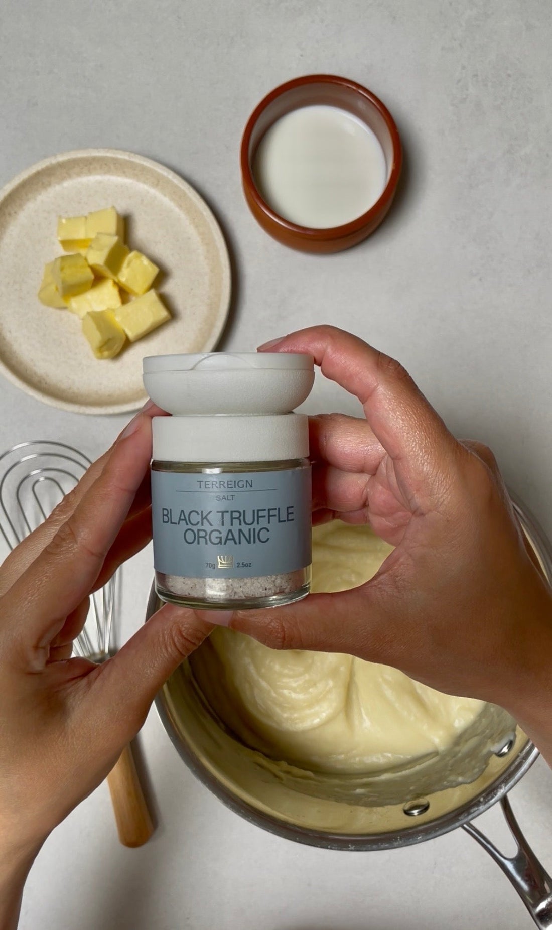 TRUFFLE SALT SILKY MASHED POTATOES