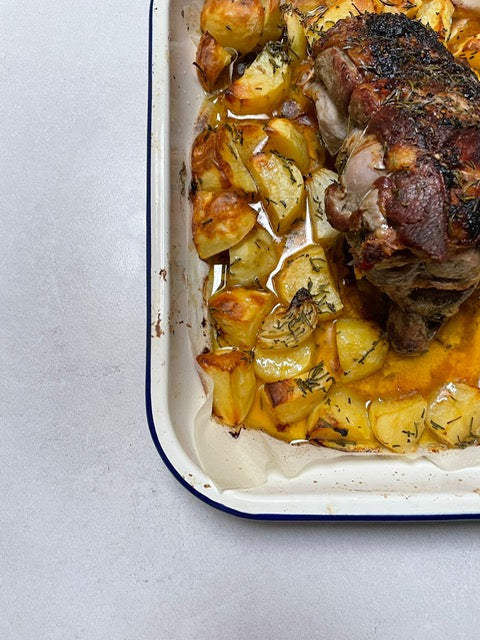 GREEK STYLE SLOW ROASTED LAMB
